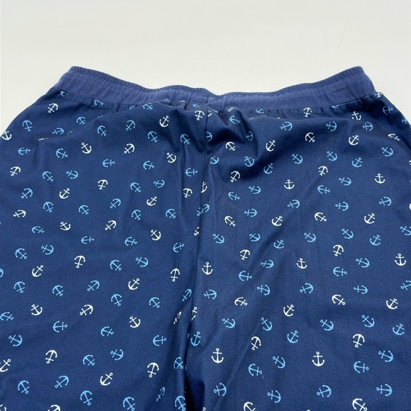 Nautica Men's Classic-Fit Nautical-Print Poplin Sleep Pants, Navy, Size Small - Picture 5 of 7